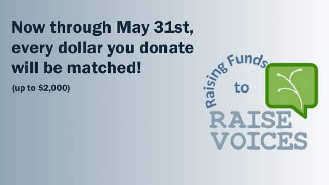 Donate now for maximum impact!